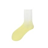 POachers Chaussettes de sport simples à la mode multicolore dégradée d'automne et d'hiver pour femmes Chaussettes Ski Fines