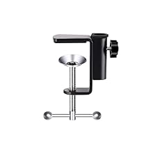 【Package includes】After purchasing this product, you will get an adjustable microphone stand, which can be used for a long time. 【Material】The adjustable microphone stand is made of high-quality metal and ABS material. The jaws and pan head are equip...