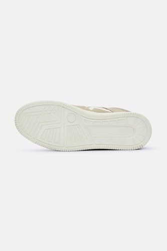 Image of SNITCH Men's Sneakers | Premium Leather Suede Upper & Durable TPR Outsole | Soft Padded Collar & Chevron Detailing | Lightweight Casual Sneakers