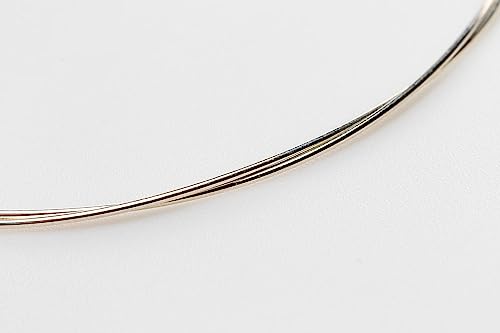 Image of 925 Sterling Silver Wire, 10 Gauge, Round, Half Hard, 6IN by CRAFT WIRE | Sterling Silver Wire for Jewelry Making, Wire Wrapping, Solid 925 Sterling Silver, 2.59mm Wire, High Quality Made in USA