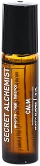 Secret Alchemist Calm Relaxation Rollon Oil | Stress Buster | Calms Down Nerves | Contains Pure Lavender & Sandalwood Essential Oil | Pack of 1-10ml