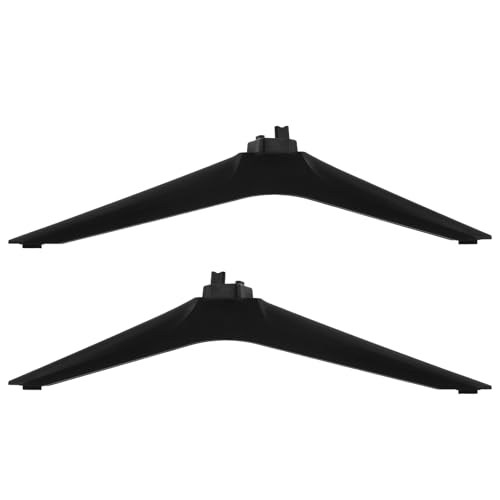 Amosfun Soporte de Base para TV de 50-55 Pulgadas, Patas de Repuesto de Abs Antideslizantes con Tornillos, Soporte para Televisor de Pantalla Plana, Protección contra Rayones, Base