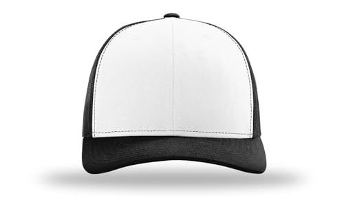 Image of Richardson 112 Trucker Hat - Premium Adjustable Snapback Hat - Structured Six Panel Richardson Blank Caps