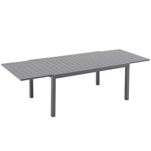 Soleil Jardin Aluminum Patio Extendable Dining Table, 63