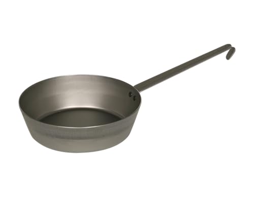 Riess, 0629-023, Eisenpfanne Tirol 28, EISENPFANNEN, Durchmesser 28 cm, Höhe 7,6 cm, Eisen, metallic, Bratpfanne, hoch, Induktion