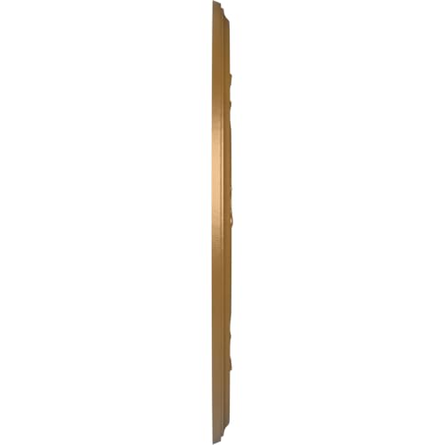 Image of Ekena Millwork CMP13BACGH Baltimore Thermoformed PVC Ceiling Medallion (Fits Canopies up to 5 1 /4 inch), 13 inchOD x 3 1 /2 inchID x 3 /4 inchP, Metallic Gold Rush