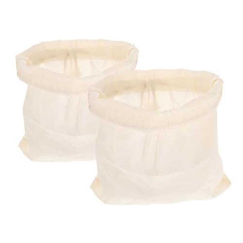 DIYEAH 2pièces Sacs Filtrants Alimentaires Réutilisables Pour Lait Végétal Café Et Yaourt Avec Maille Fine Pour Égoutter Et Nettoyer Facilement Maison