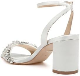 Badgley Mischka womens Block Heel Sandal - Image 4