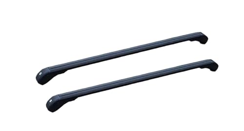 Porte-bagages voiture barre transversale noire de toit pour Nissan X-Trail Rogue 2014-2019