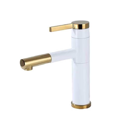 Robinet extractible eau chaude et froide pour vasque élégant