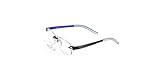 Kazuo Kawasaki Eyeglasses 704 Sarah Palin Eyeglasses, Dark Gray Blue 55 (Size 51, Shape SP)