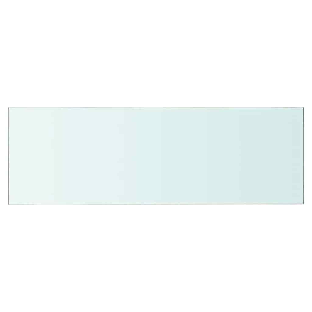 vidaXL Półka regałowa szkło przezroczysta 90 cm x 30 cm