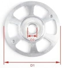 3.5in/ 89mm Carbon Fiber Bullet Spinner with Aluminum Back Plate Without 3K Processed on Surface