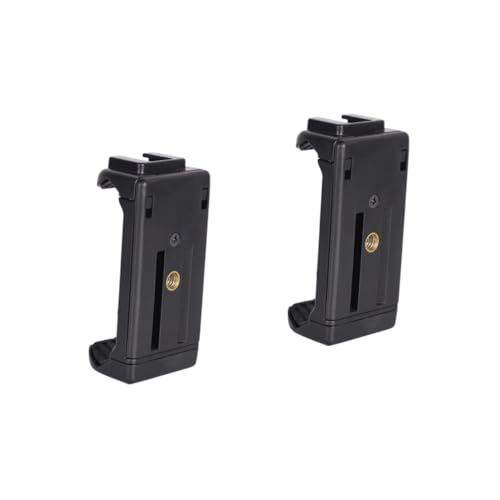 2pezzi Supporto Per Smartphone Con Attacco Per Treppiede Per Selfie Stick e Supporti Luminosi Design Per Tablet e Telefoni Resistente e Sicuro