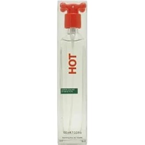Benetton Hot Eau de Toilette Spray for Women, 3.3 oz Cover