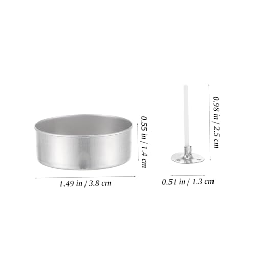 Set de 150 mechas para velas con soporte de aluminio miniatura 2