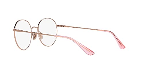 Vogue Eyewear Women's Rose Gold Round Prescription Frames #TOP19