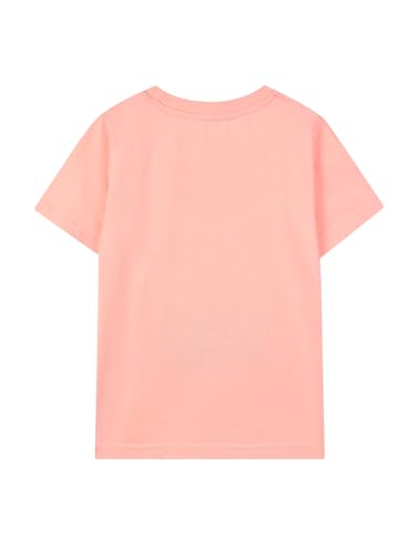 Image of HILEELANG Girl T-Shirts Short Sleeve Graphic Tees Cotton Casual Summer Tops Shirts Packs