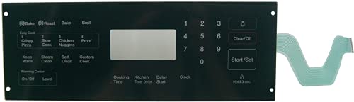 Switch Membrane Replacement For Samsung Ne594R0Abbb/Aa Ne594R0Absr/Aa Ne595R0Abbb/Aa Ne595R0Absr/Aa Ne59J3420Sb/Aa Ne59J3420Ss/Aa Ne59J3421Ss/Aa Electric Range - Oven/Stove #TOP1