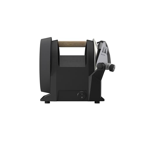 Tormek T-1 Kitchen Knife Sharpener for Home Use - CARBON BLACK - US Version - English