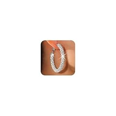 B1:silver hoop earrings(1.57inch)
