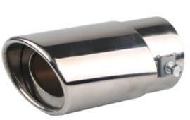 Silencieux d'échappement en acier inoxydable chromé 2.5'' élégant