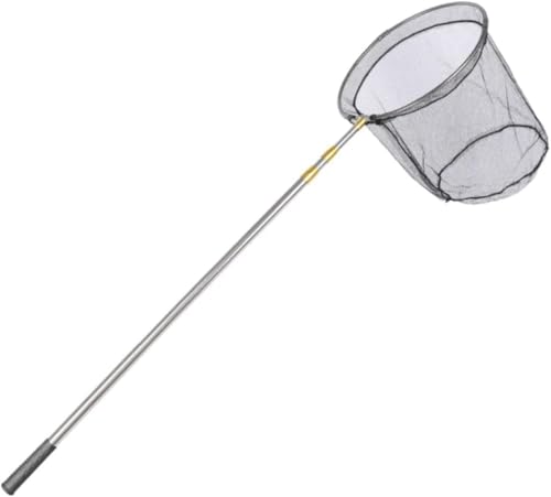 ステンレス伸縮テニス防虫網 折りたたみ伸縮 おもちゃ 捕虫網 漁具 子供用具 アウトドア 防虫網 蝶 トンボ 水陸両用 軽量 (4.5M)