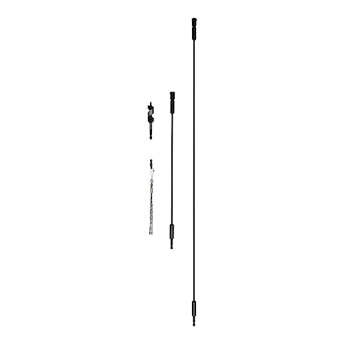 Greenlee 921 Quick Change D'VersiBIT 4-Piece Flexible Drill Extension Kit with 18" and 36" Extension Bits, 3/4" Stubby Auger Bit, and Pulling Grip, Hole Making Drill Extension Kit