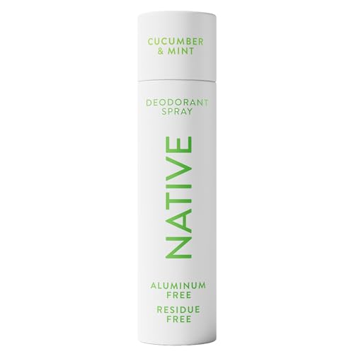 Native Deodorant & Body Spray Contains Naturally Derived Ingredients | Deodorant for Women and Men, All Day Odor Protection, Aluminum and Hydrocarbon Propellant Free | Cucumber & Mint