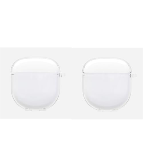 JUNENTER �\�t�g TPU �ی�N���A�P�[�X�J�o�[ 2 �p�b�N �V���� Bose QuietComfort Earbuds II/QuietComfort Ultra �ɑΉ��A�L�[�`�F�[���ƃX�g���b�v�t���ی�X�L���X���[�u (����)