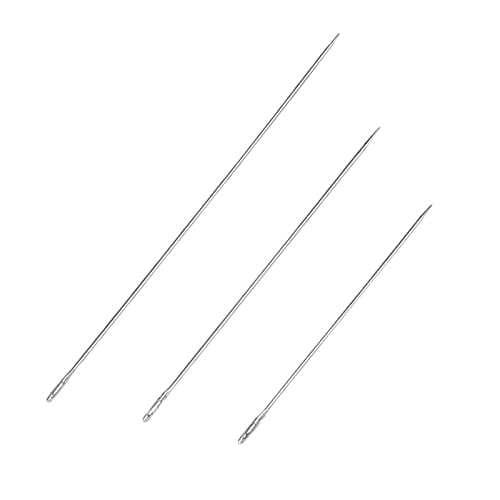30 Perlennadeln Aus Edelstahl, 1,6 Mm Dick & 17,8 Cm Lang – Mit Großem Öhr, Für Perlenarbeiten & Handwerk
