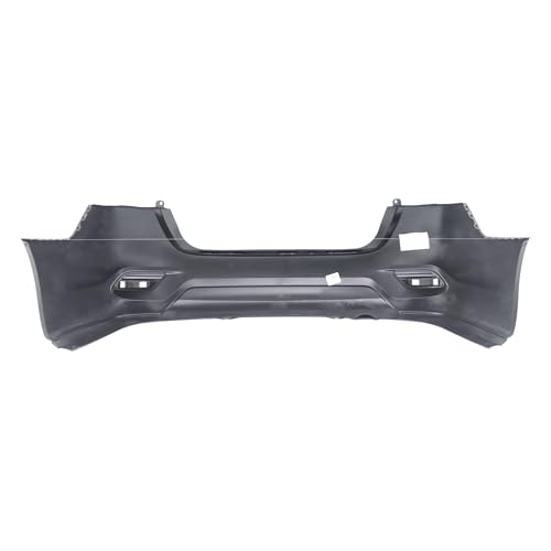 Image of FitParts Compatible with Nissan Sentra 2016-2018 Rear Bumper Cover | Primed, Without Parking Sensor Holes, Sedan, Ready to Paint, OEM 850223YU0J, NI1100312