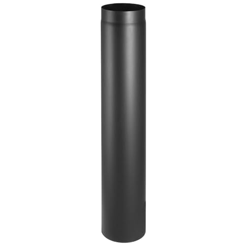 Tuyau de poêle/conduit de fumée - Diamètre Ø 120 mm - Éléments de longueur/courbures de différentes exécutions (élément de longueur 1000 mm Ø 120 mm)