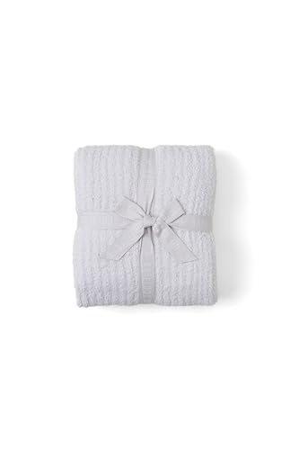 Image of Barefoot Dreams CozyChic Ribbed Throw, Almond, 54 inchx72 inch