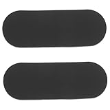 TOGEVAL 2個シリコン製ドラムヘッドパッド 防滑 ドラムアクセサリー バスド