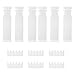 Housoutil Plastic Repair Stem 6 Sets Vertical Blind Stem Replacements White Plastic Vertical Blinds Stems Blinds Window Carrier Stem Accessories Vertical Blind Repair Tabs