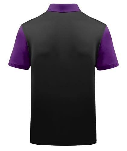 Image of ZITY Mens Golf Shirt Short Sleeve Athletic Casual Work Collared Polo Tshirt