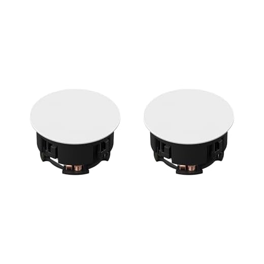 Sonos In-Ceiling Speakers - Pair Of Architectural Speakers By Sonance For Ambient Listening
