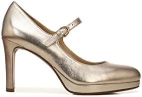 Naturalizer Womens Talissa Mary Jane Pumps,Light Bronze Metallic Leather,8 Wide | Image 2