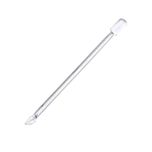 WOONEKY 2Piezas Empujador para Cutículas de Uñas Inoxidable Kit para Manicura y Pedicura Herramienta Profesional y Personal para Cuidado de Uñas