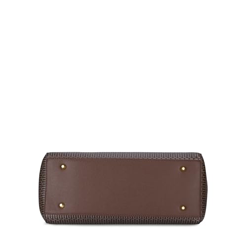 Image of Lavie Luxe Women's Monogram Addie Laptop Tote Handbag | Fits Upto 14 Inch Laptop | Laptop Bag for Work | Ladies Purse | Stylish Shoulder Bag | Gift For Women