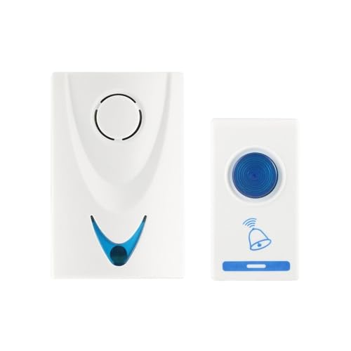 Sonnette interphone audio et vidéo TC9400 White avec carillon et signal sonore