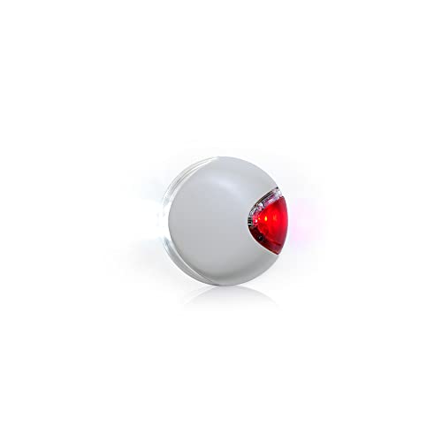 Système d'éclairage LED Flexi avant blanc et arrière rouge à scratch ø 7 cm