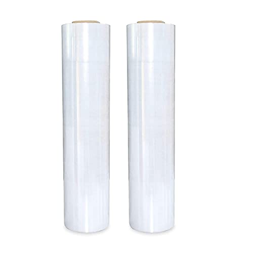 Necesitan 2 rollos transparentes resistentes y resistentes para palés (400 mm x 250 m) Cover