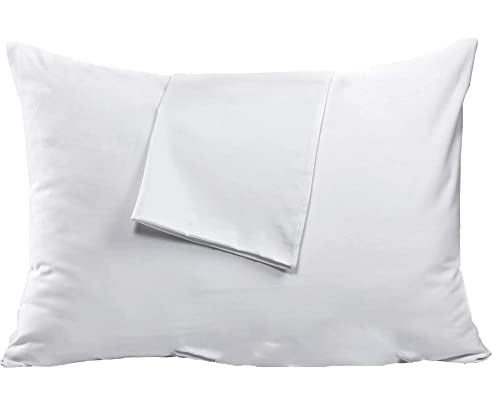 Niagara 4 Pack King Pillow Protectors with Zipper, Premium Cotton Sateen Blend Tight Weave Lab Tested Non Noisy Zip Covers Breathable Non Crinky (20x36 Inches)