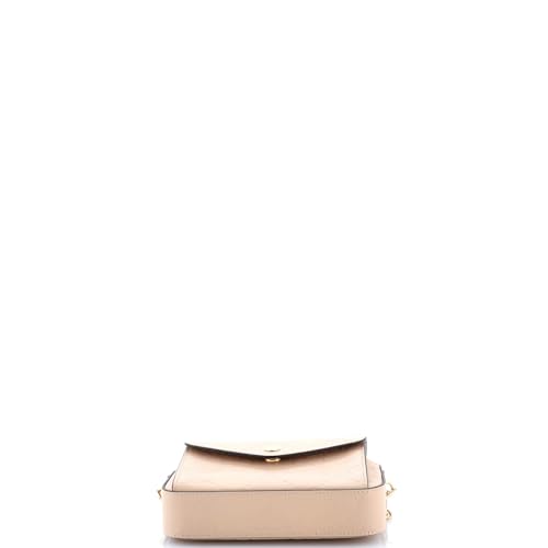 Pre-Loved Front Pocket Chain Shoulder Bag Jumbo GG Embossed Leather Super Mini, Neutral4