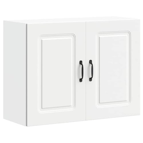 vidaXL Küchen-Hängeschrank Kalmar Weiß Holzwerkstoff, Wandschrank Küche, Wandschrank, Oberschrank, Küchenschrank, Hängeschrank, Oberschrank Küche vidaXL Küchen-Hängeschrank Kalmar Weiß Holzwerkstoff, Wandschrank Küche, Wandschrank, Oberschrank, Küchenschrank, Hängeschrank, Oberschrank Küche