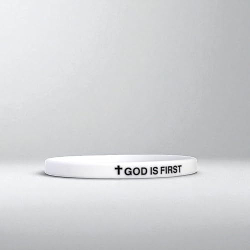 GOD IS FIRST BRACELET, GOD IS FIRST IM SECOND Bracelets, Inspirational Bible Verses Bracelet, Religious Motivational Wristbands Bracelets Gifts for Men Women Teens3