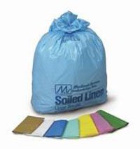 8677174 PT# 264 Bag Laundry Soiled Linen Wht/Blu 30-1/2x41" 20-30gal LLDPE 250/Ca Made by Medical Action Industries