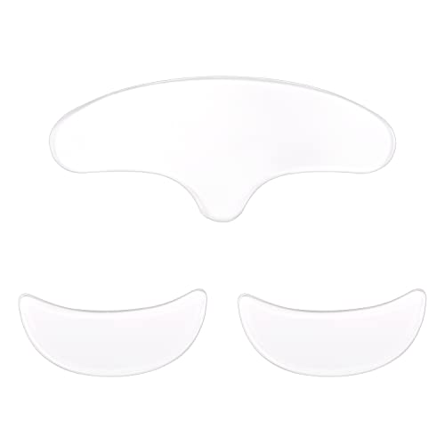 MFUOE 3 Pieces Face Wrinkle Patches Set Forehead Patch Eye Patch Silicone Patch Wrinkle Removal Products Eliminate Wrinkles Fine Lines Skin Care Tools